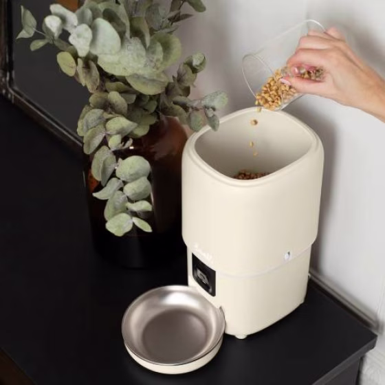 Distributeur automatique de croquettes intelligent, connecté 4L