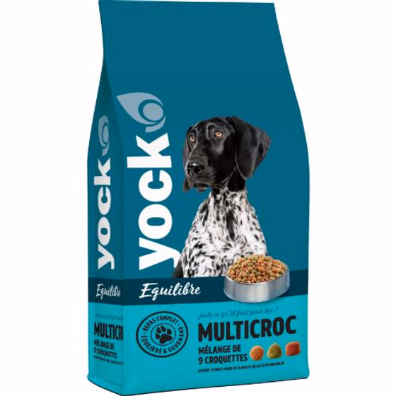 Croquettes YOCK ÉQUILIBRE Chien Adulte Multicroc