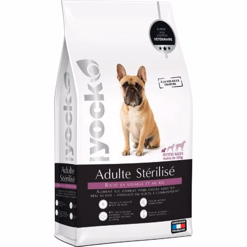 Croquettes Allégées pour petit chien adulte stérilisé, surpoids YOCK NUTRITION