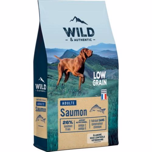 Croquettes pour chien au saumon pauvres en céréales (Low Grain)